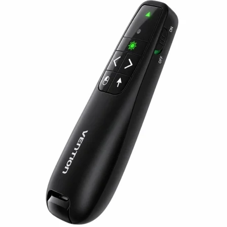 Vention Presentador Inalámbrico KQPB0-GL con Air Mouse y Láser Verde, Negro Vention Presentador Inalámbrico KQPB0-GL con Air Mouse y Láser Verde, Negro